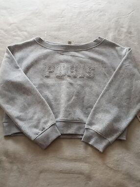 WEEKEND ACADEMY Paris Embroidered SWEATSHIRT SIZE GIRLS XL- 14-16 - NWT